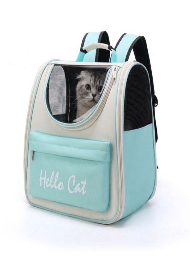 Pet Fun Cat Backpack Carrier - Airline Approved Pet Backpack for Cats, Small Dogs, Puppies, Kittens, Bunnies & Birds - Clear Pet Travel Bag for Outdoor Hiking & Adventures-Shadow Green - Image 1